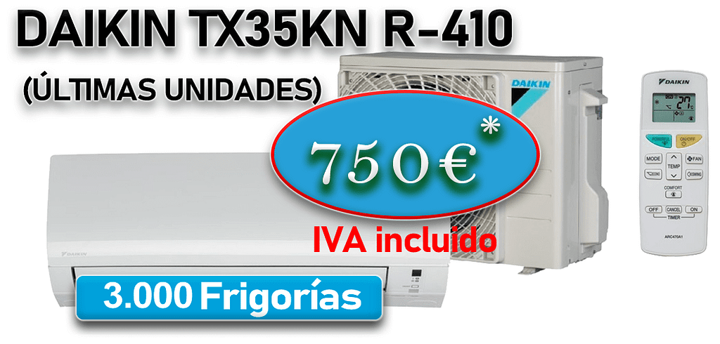 OFERTA DAIKIN R-410